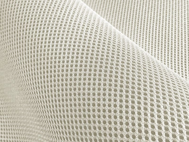 画像2: 【145×50cm単位】ダブルラッセル メッシュ ソフト 3層構造 生地【アイボリー】 (2)