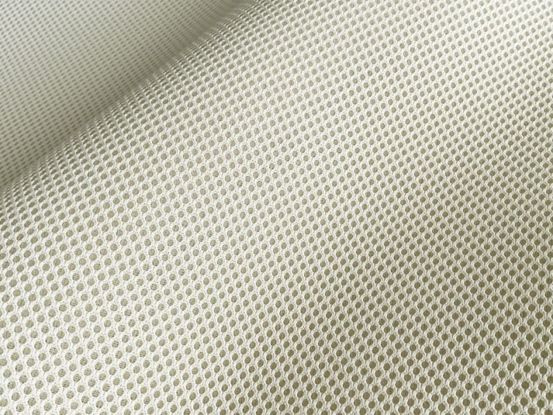 画像3: 【145×50cm単位】ダブルラッセル メッシュ ソフト 3層構造 生地【アイボリー】 (3)