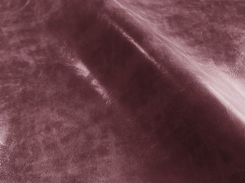 画像2: 合皮レザー生地 難燃【レトロ調 ペールワイン】 (2)