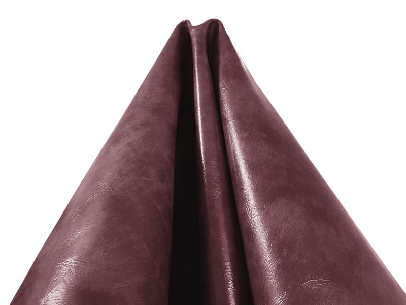 画像4: 合皮レザー生地 難燃【レトロ調 ペールワイン】 (4)