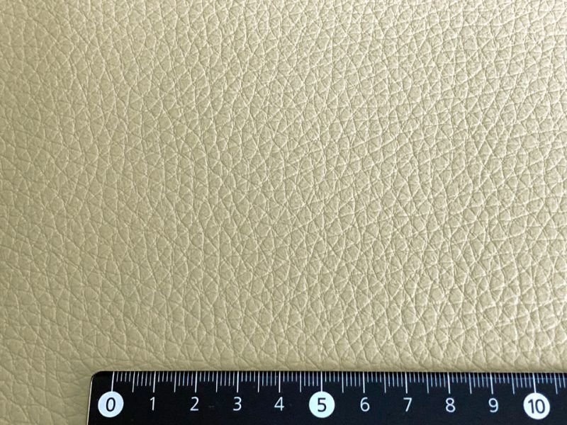 画像5: 合皮レザー生地 難燃 広幅【ソフト シボ大 ベージュ】 (5)