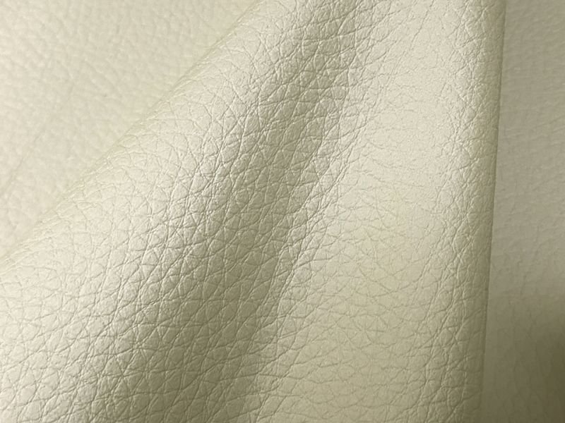 画像6: 合皮レザー生地 難燃 広幅【ソフト シボ大 ベージュ】 (6)
