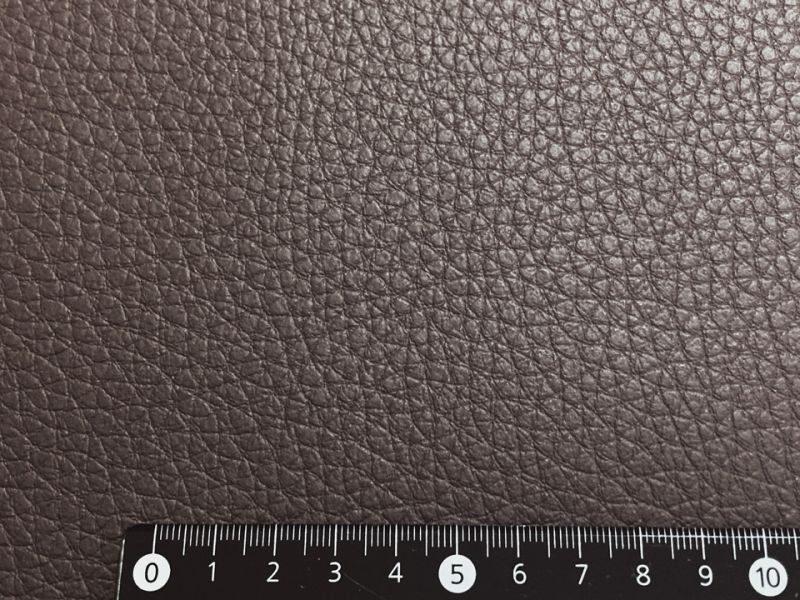 画像5: 合皮レザー生地 難燃 広幅【ソフト シボ大 こげ茶】 (5)