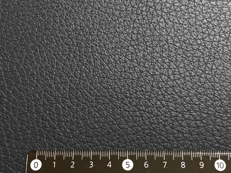 画像5: 合皮レザー生地 難燃 広幅【ソフト シボ大 黒】 (5)