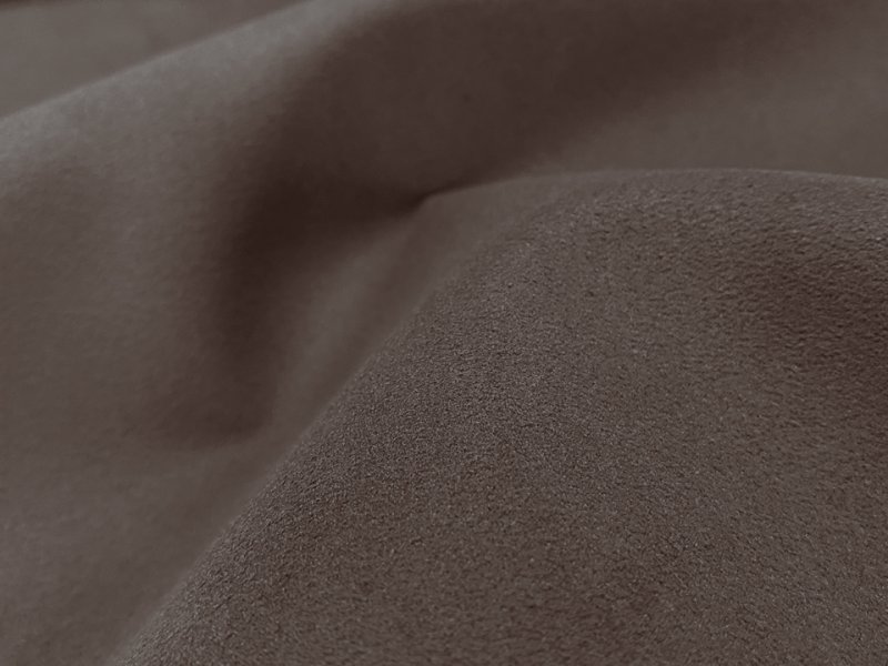 画像4: 【150×50cm単位】最高級 スエード調生地 人工皮革 無地 日本製 【こげ茶】（アウトレット） (4)