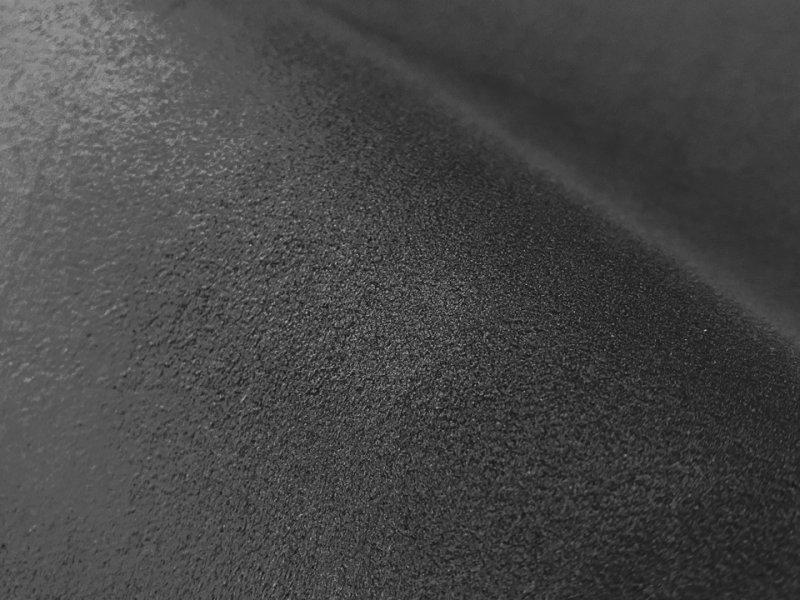 画像2: 【150×50cm単位】最高級 スエード調生地 人工皮革 無地 日本製 【グレーブラック】（アウトレット） (2)