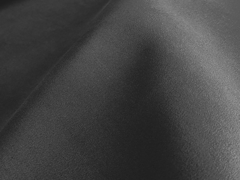画像3: 【150×50cm単位】最高級 スエード調生地 人工皮革 無地 日本製 【グレーブラック】（アウトレット） (3)