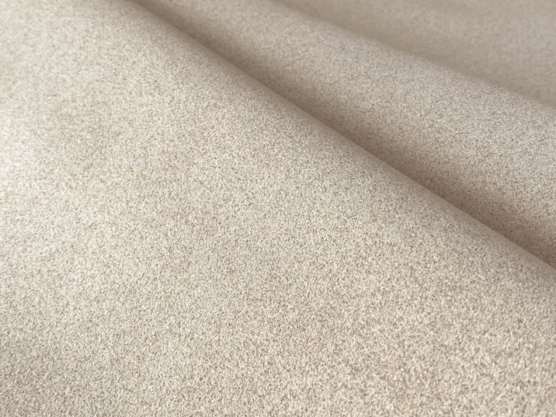 画像2: 【142cm×4〜6M単位】最高級 スエード調生地 人工皮革 無地 日本製 【サンドベージュ 伸縮性 やや薄手】（アウトレット） (2)