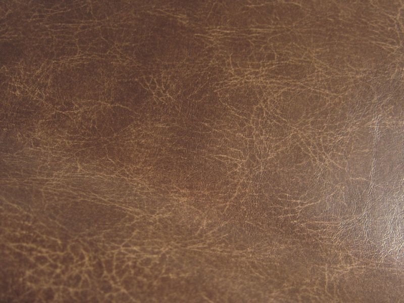 画像2: 合皮レザー生地【ソフトアンティーク 難燃 こげ茶】 (2)