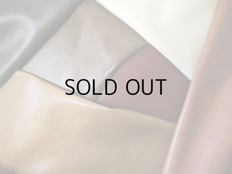 画像6: 【122×110cmカット生地】※難あり※合皮レザー生地【ソフトアンティーク 難燃 茶】  (6)