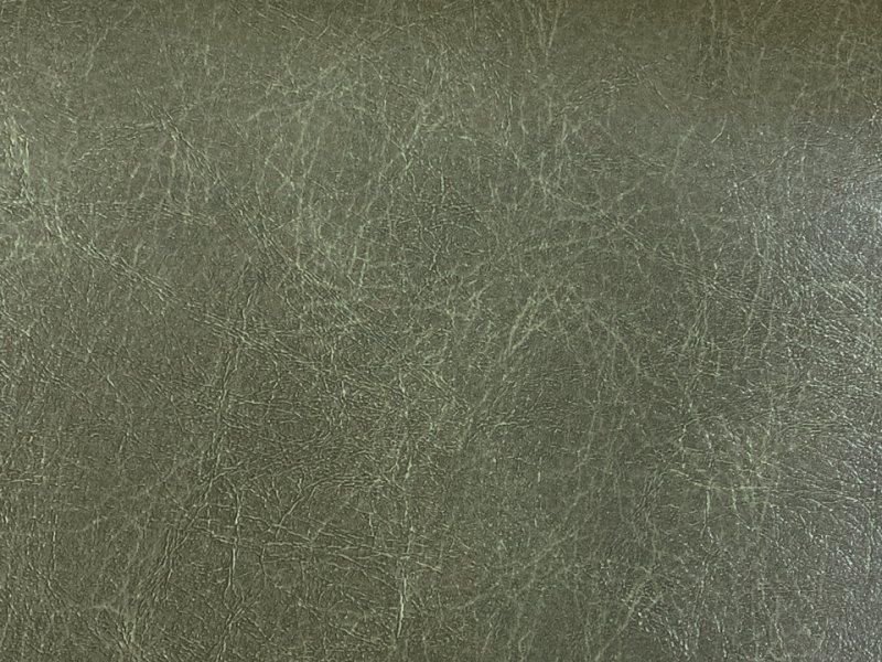 画像2: 合皮レザー生地【ソフトアンティーク 難燃 グリーン】 (2)