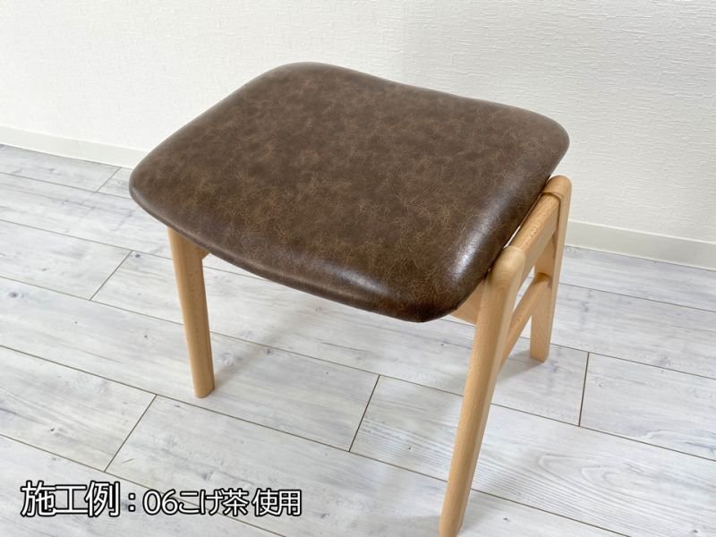 画像9: 合皮レザー生地【ソフトアンティーク 難燃 グリーン】 (9)