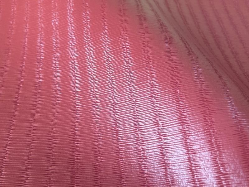 画像3: 合皮レザー生地 エンボス 難燃【畳模様 レッド】 (3)