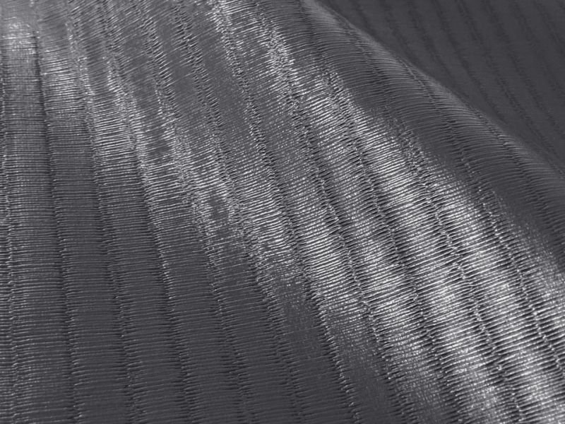 画像3: 合皮レザー生地 エンボス 難燃【畳模様 グレーブラック】 (3)