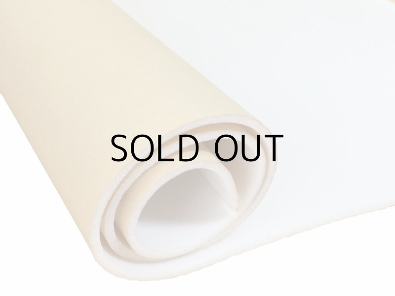 画像4: [送料無料]【50×30cmカット生地】[貼るウレタン（低反発）] シールタイプ 接着 ウレタンフォーム スポンジ 生地 シート【白 4mm厚】 (4)