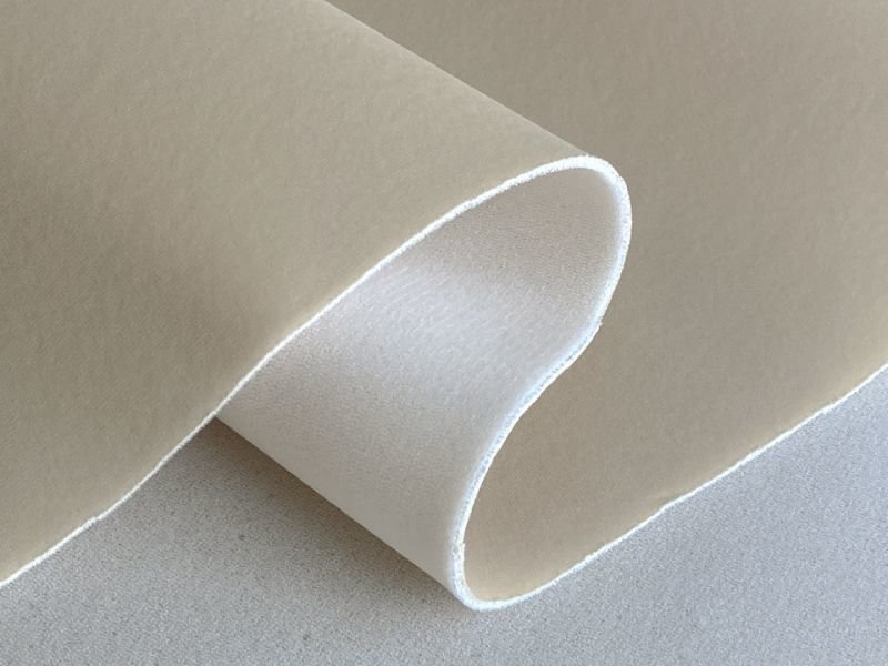 画像4: 【100cm×1M単位】抗菌ウレタン生地 スポンジ 伸縮 薄手 生地 シート【グレイッシュベージュ】 (4)