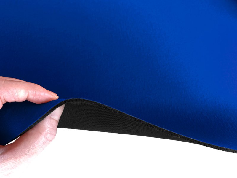 画像6: 【120×50cm単位】ウェットスーツ風 カラフル ウレタンシート 弾力 やや薄手 生地【青/黒】 (6)
