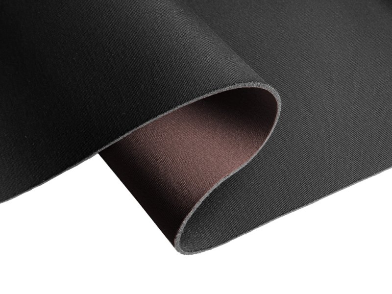 画像5: 【120×50cm単位】ウェットスーツ風 カラフル ウレタンシート 弾力 やや薄手 生地【茶/黒】 (5)