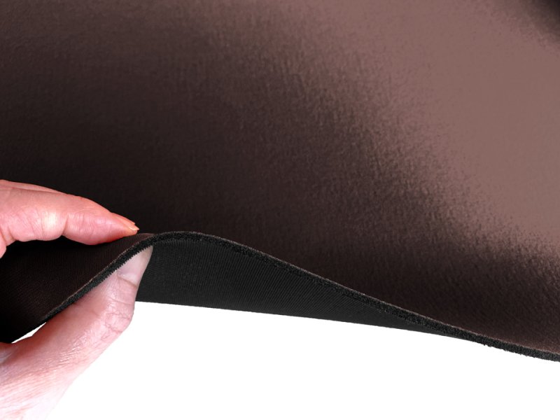 画像6: 【120×50cm単位】ウェットスーツ風 カラフル ウレタンシート 弾力 やや薄手 生地【茶/黒】 (6)