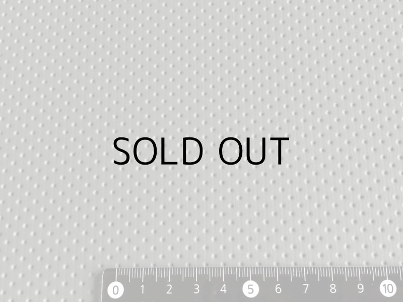 画像5: 【60×80cmカット生地】※難あり※合皮レザー生地【カラフル ドットパンチング 難燃 耐候性 グレー】 (5)