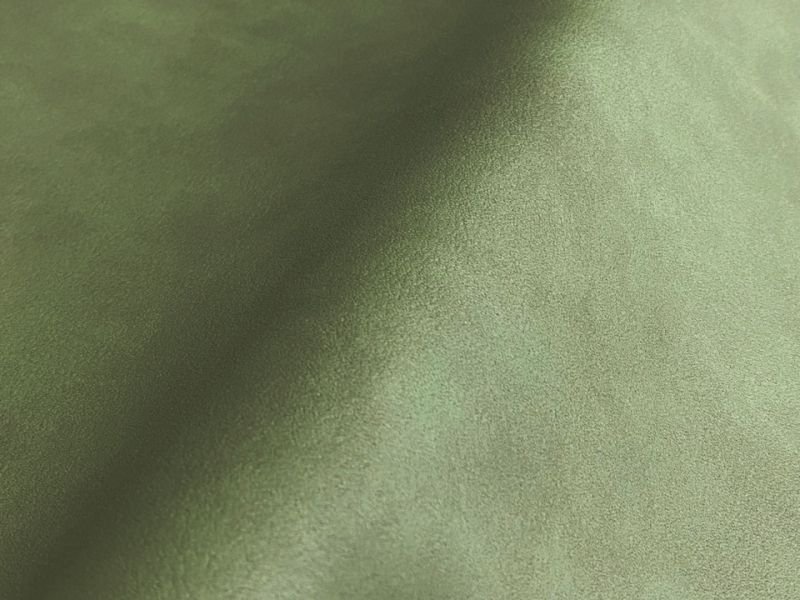 画像3: もっちり厚手 ソフト 合皮レザー生地 広幅 伸縮 難燃【ダークグリーン】 (3)