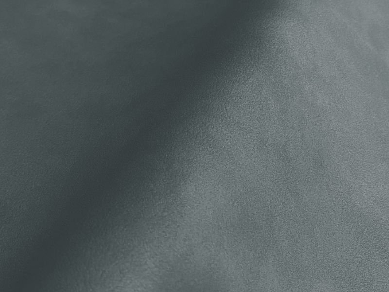 画像3: もっちり厚手 ソフト 合皮レザー生地 広幅 伸縮 難燃【濃グレー】 (3)