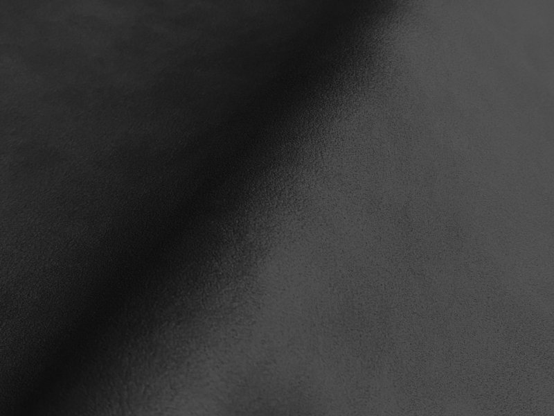 画像3: もっちり厚手 ソフト 合皮レザー生地 広幅 伸縮 難燃【黒】 (3)