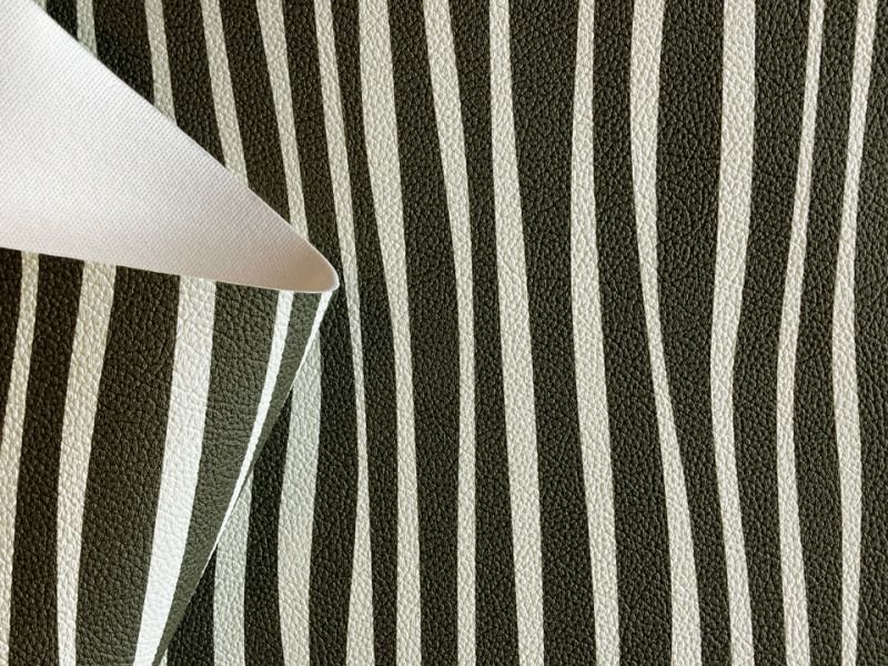 画像4: 合皮レザー生地 アニマル 難燃 【ゼブラ柄】 (4)