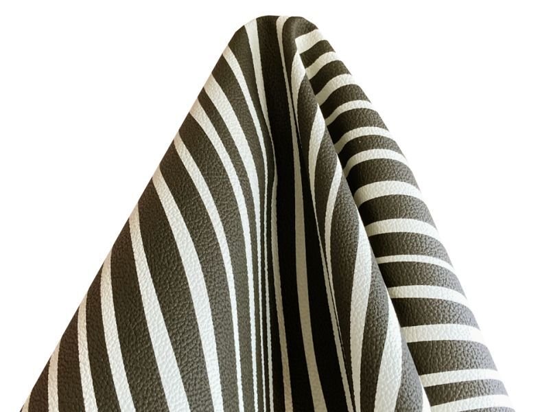 画像5: 合皮レザー生地 アニマル 難燃 【ゼブラ柄】 (5)